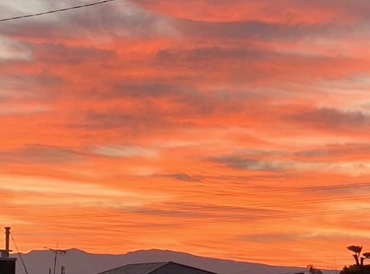 朝日がすごい‼️